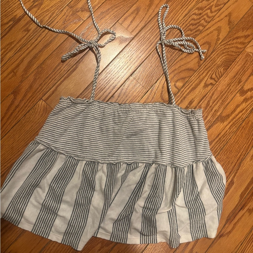 Free people beach Striped Camisole Top